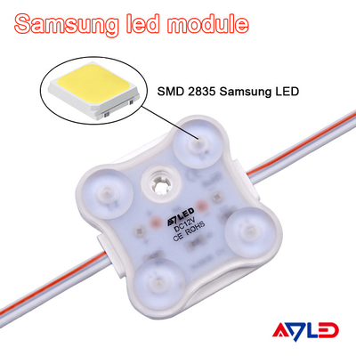 Dimmable Single Color LED Module Light Samsung 2835 Square 4 Single Color 12V IP68 Untuk Light Box