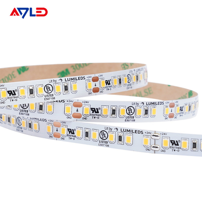 Lampu Strip LED CRI Lumileds Tinggi 2700k 2835 120LEDs / M Ribbon Lighting Untuk Kamar